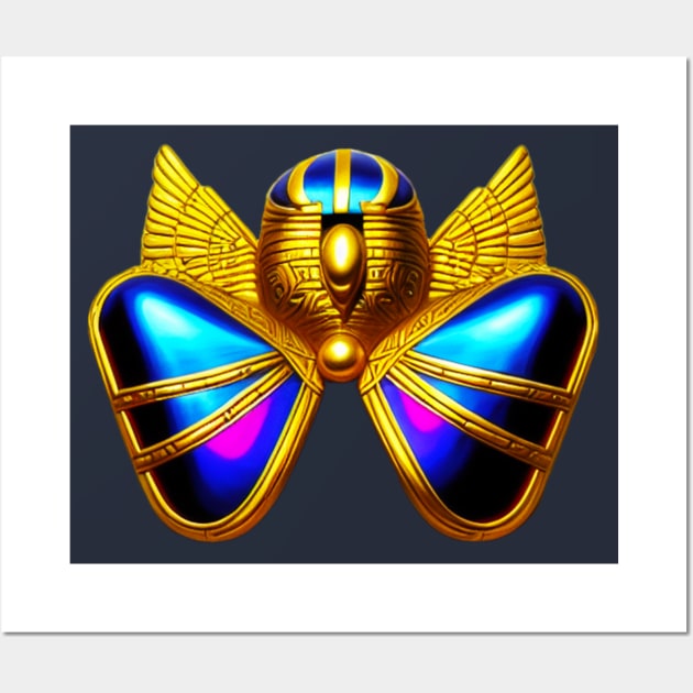 Winged Scarab Wall Art by Nobiya